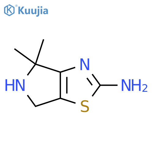 4,4-dimethyl-4H,5H,6H-pyrrolo[3,4-d][1,3]thiazol-2-amine structure