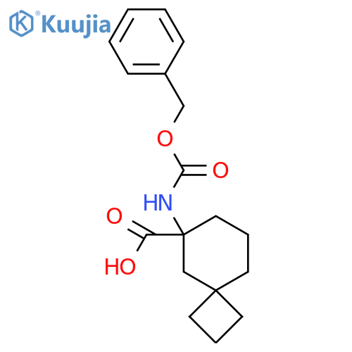 6-{(benzyloxy)carbonylamino}spiro3.5nonane-6-carboxylic acid structure