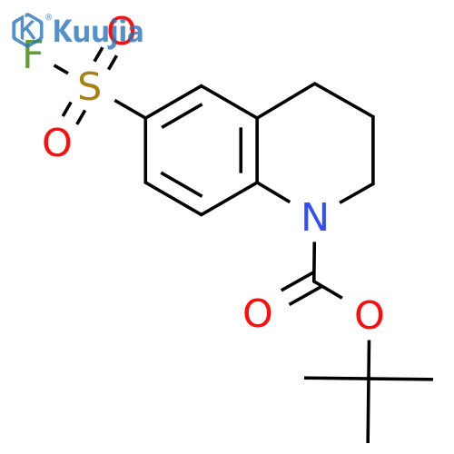 Tert-butyl 6-(fluorosulfonyl)-1,2,3,4-tetrahydroquinoline-1-carboxylate structure