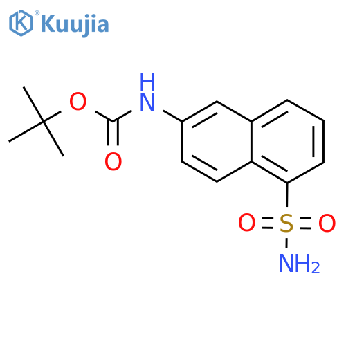 tert-butyl N-(5-sulfamoylnaphthalen-2-yl)carbamate structure