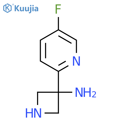 3-(5-Fluoropyridin-2-yl)azetidin-3-amine structure