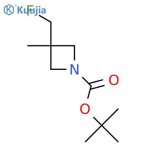 Tert-butyl 3-(fluoromethyl)-3-methylazetidine-1-carboxylate structure