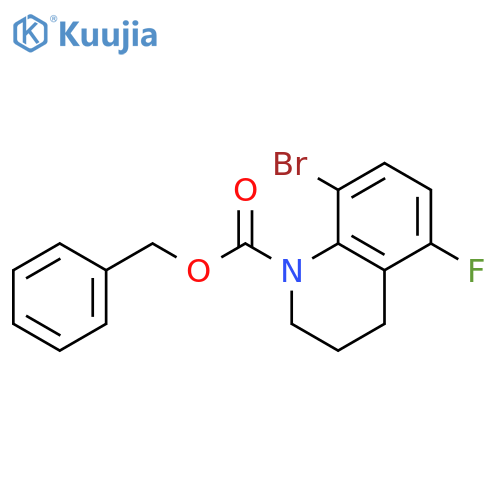 Benzyl 8-bromo-5-fluoro-1,2,3,4-tetrahydroquinoline-1-carboxylate structure