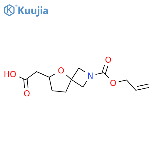 2-{2-(prop-2-en-1-yloxy)carbonyl-5-oxa-2-azaspiro3.4octan-6-yl}acetic acid structure