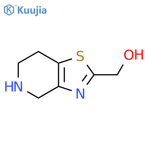 {4H,5H,6H,7H-1,3thiazolo4,5-cpyridin-2-yl}methanol structure