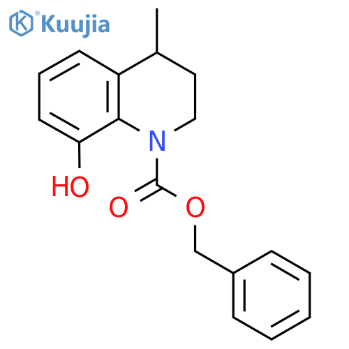 Benzyl 8-hydroxy-4-methyl-1,2,3,4-tetrahydroquinoline-1-carboxylate structure