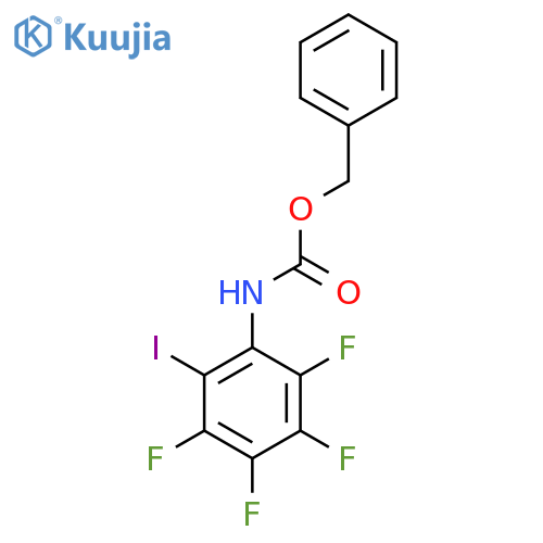 benzyl N-(2,3,4,5-tetrafluoro-6-iodophenyl)carbamate structure