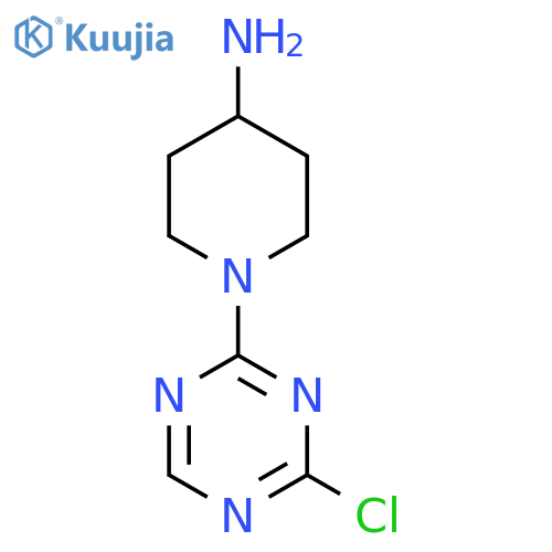 1-(4-Chloro-1,3,5-triazin-2-yl)piperidin-4-amine structure