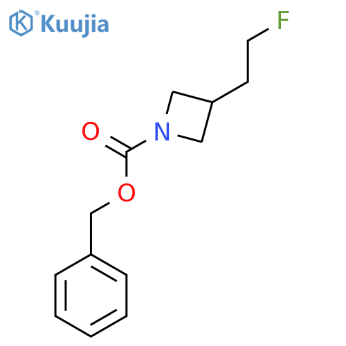 Benzyl 3-(2-fluoroethyl)azetidine-1-carboxylate structure