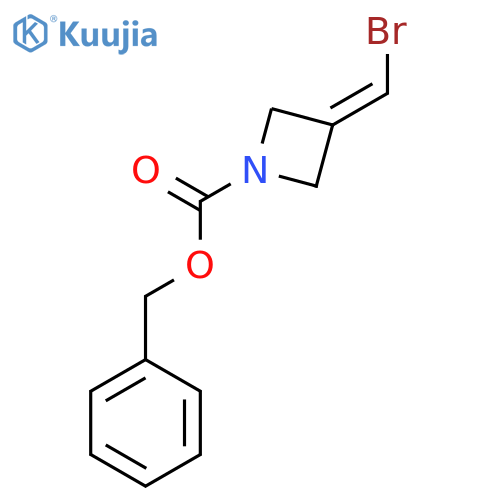 Benzyl 3-(bromomethylidene)azetidine-1-carboxylate structure