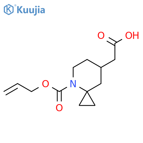 2-{4-(prop-2-en-1-yloxy)carbonyl-4-azaspiro2.5octan-7-yl}acetic acid structure