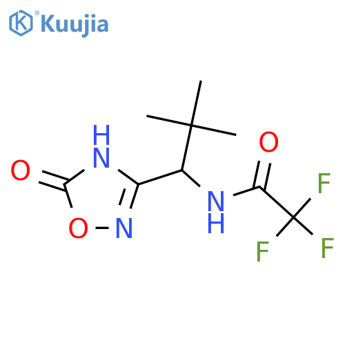 2,2,2-trifluoro-N-1-(5-hydroxy-1,2,4-oxadiazol-3-yl)-2,2-dimethylpropylacetamide structure