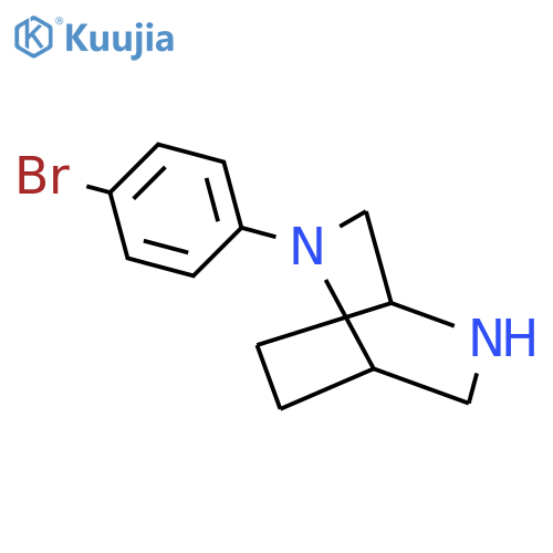2-(4-bromophenyl)-2,5-diazabicyclo2.2.2octane structure