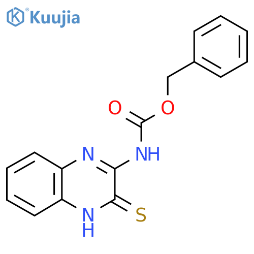 benzyl N-(3-sulfanylquinoxalin-2-yl)carbamate structure