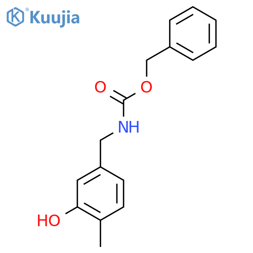 benzyl N-(3-hydroxy-4-methylphenyl)methylcarbamate structure