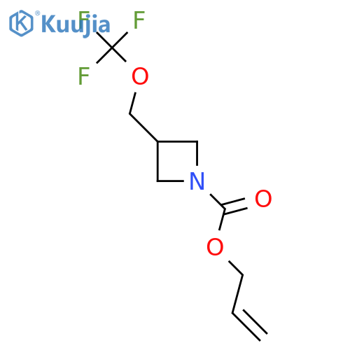 Prop-2-en-1-yl 3-[(trifluoromethoxy)methyl]azetidine-1-carboxylate structure