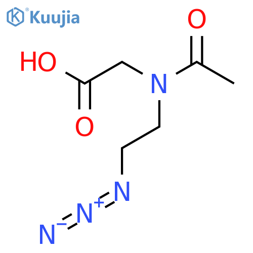 2-N-(2-azidoethyl)acetamidoacetic acid structure