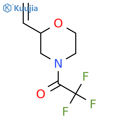 1-(2-Ethenylmorpholin-4-yl)-2,2,2-trifluoroethan-1-one structure