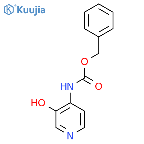 benzyl N-(3-hydroxypyridin-4-yl)carbamate structure