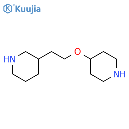 3-2-(piperidin-4-yloxy)ethylpiperidine structure