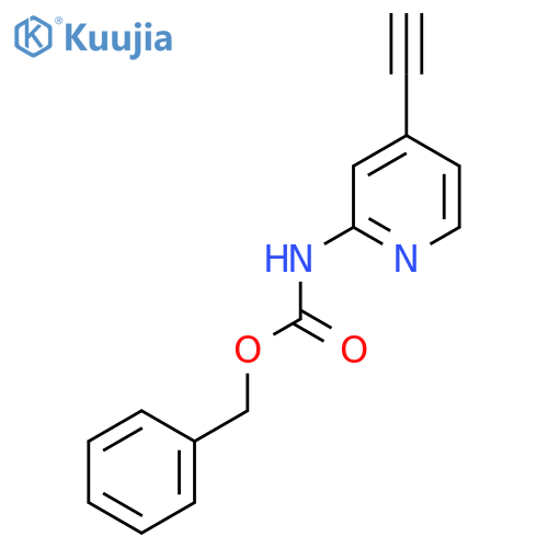 benzyl N-(4-ethynylpyridin-2-yl)carbamate structure