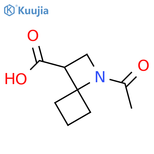 1-acetyl-1-azaspiro3.3heptane-3-carboxylic acid structure