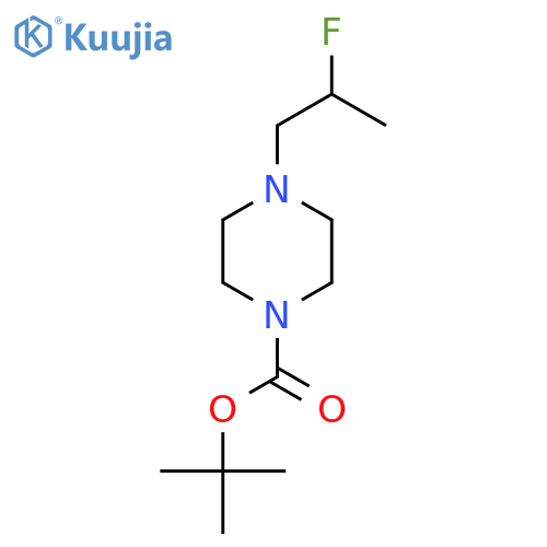 Tert-butyl 4-(2-fluoropropyl)piperazine-1-carboxylate structure