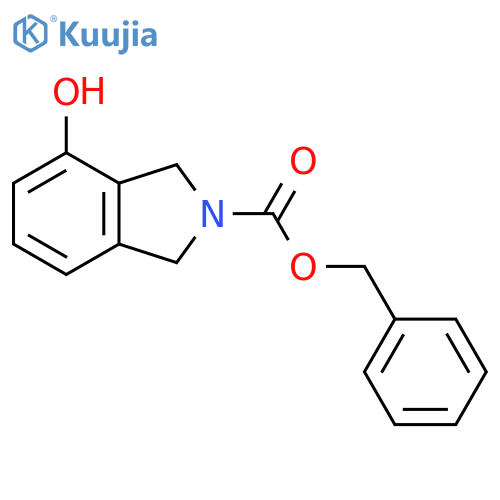 benzyl 4-hydroxy-2,3-dihydro-1H-isoindole-2-carboxylate structure