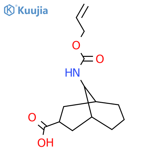 9-{(prop-2-en-1-yloxy)carbonylamino}bicyclo3.3.1nonane-3-carboxylic acid structure
