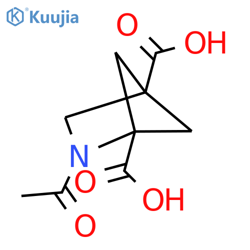2-acetyl-2-azabicyclo2.1.1hexane-1,4-dicarboxylic acid structure