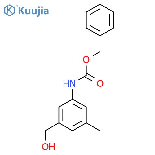 benzyl N-3-(hydroxymethyl)-5-methylphenylcarbamate structure