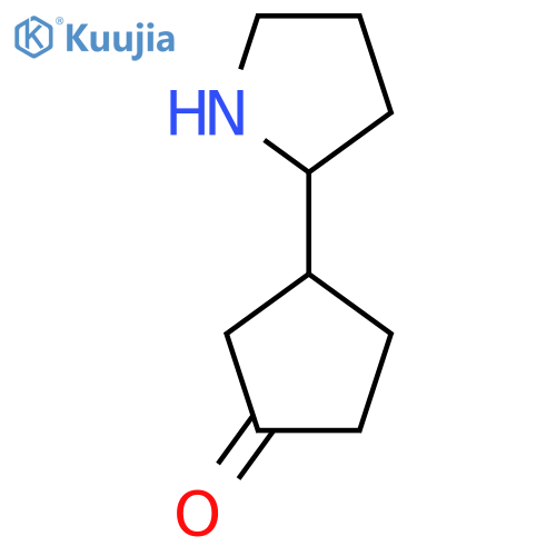 3-(Pyrrolidin-2-yl)cyclopentan-1-one structure