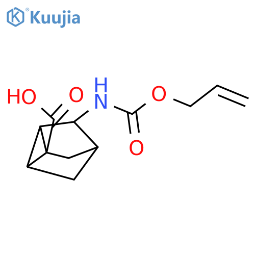 3-{(prop-2-en-1-yloxy)carbonylamino}tricyclo2.2.1.0,2,6heptane-1-carboxylic acid structure