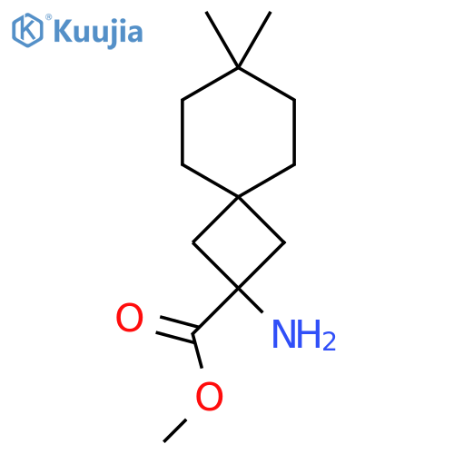Methyl 2-amino-7,7-dimethylspiro[3.5]nonane-2-carboxylate structure