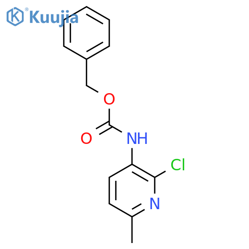 benzyl N-(2-chloro-6-methylpyridin-3-yl)carbamate structure