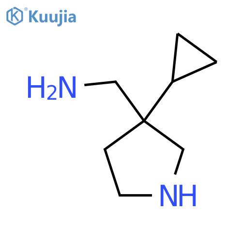 (3-Cyclopropylpyrrolidin-3-yl)methanamine structure