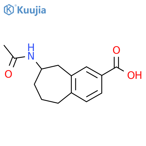 8-acetamido-6,7,8,9-tetrahydro-5H-benzo7annulene-2-carboxylic acid structure