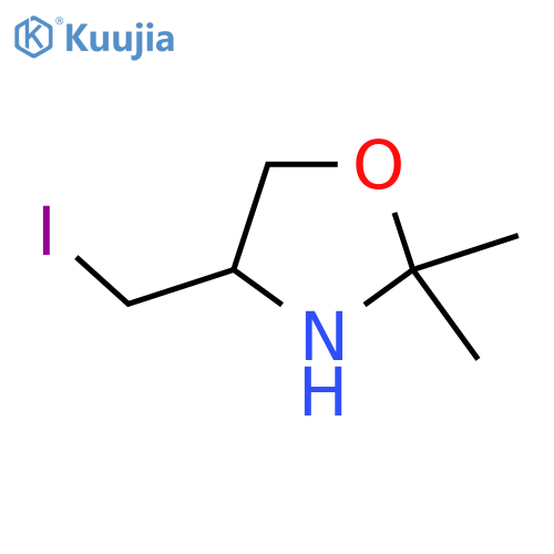 4-(Iodomethyl)-2,2-dimethyl-1,3-oxazolidine structure