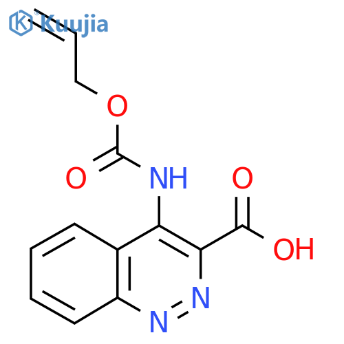 4-{[(Prop-2-en-1-yloxy)carbonyl]amino}cinnoline-3-carboxylic acid structure