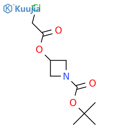 tert-butyl 3-(2-chloroacetyl)oxyazetidine-1-carboxylate structure