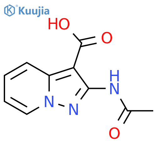 2-acetamidopyrazolo1,5-apyridine-3-carboxylic acid structure