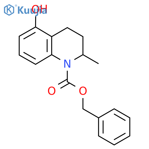 Benzyl 5-hydroxy-2-methyl-1,2,3,4-tetrahydroquinoline-1-carboxylate structure