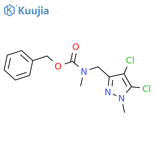 benzyl N-(4,5-dichloro-1-methyl-1H-pyrazol-3-yl)methyl-N-methylcarbamate structure