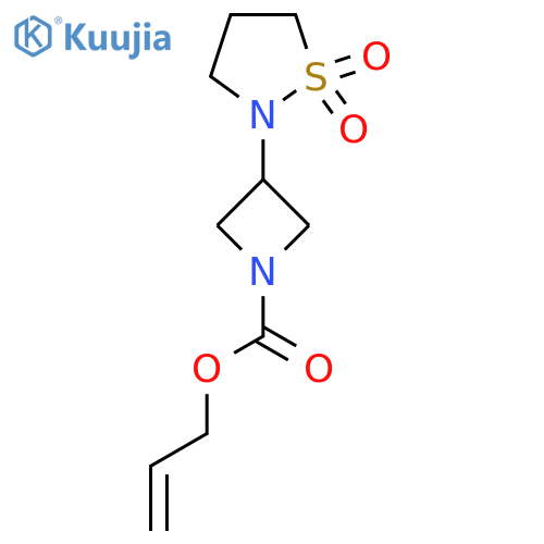 Prop-2-en-1-yl 3-(1,1-dioxo-1lambda6,2-thiazolidin-2-yl)azetidine-1-carboxylate structure