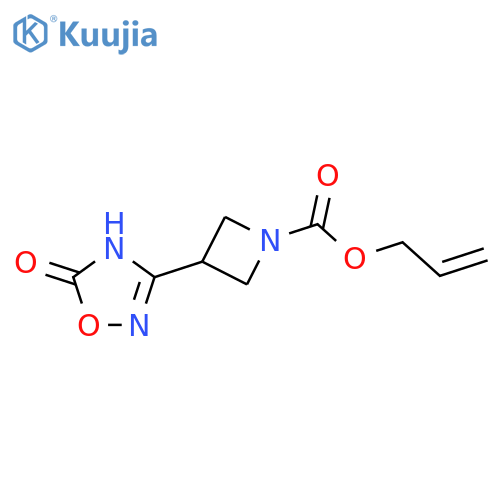 Prop-2-en-1-yl 3-(5-hydroxy-1,2,4-oxadiazol-3-yl)azetidine-1-carboxylate structure