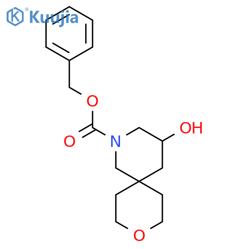 benzyl 4-hydroxy-9-oxa-2-azaspiro5.5undecane-2-carboxylate structure