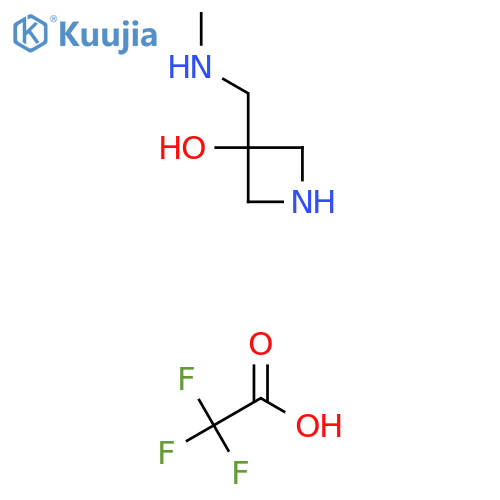 3-(methylamino)methylazetidin-3-ol, trifluoroacetic acid structure
