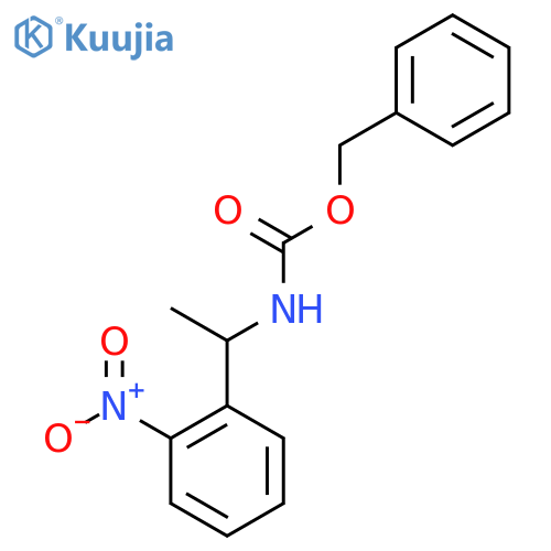 benzyl N-1-(2-nitrophenyl)ethylcarbamate structure