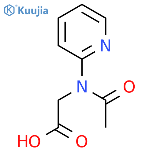 2-N-(pyridin-2-yl)acetamidoacetic acid structure
