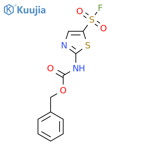 benzyl N-5-(fluorosulfonyl)-1,3-thiazol-2-ylcarbamate structure